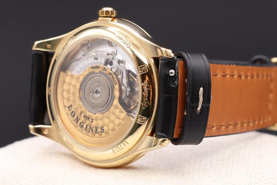 Vintage Longines Flagship: 18K Solid Yellow Gold … - image 9