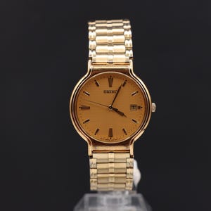 Vintage Seiko V732 0220 quartzhorloge