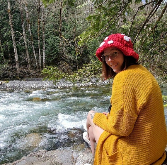 Magic Mushroom Bucket Hat /mushroom Hat 