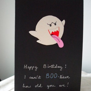 Carte de voeux gamer - Boo anniversaire