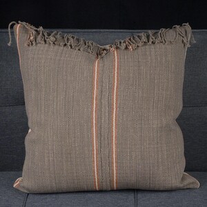 Bohemian Decor Throw Pillow, Hmong Tribal Cushion, 20 inch, Handwoven, BN28