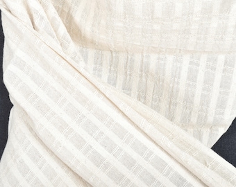 Grey 20s Cotton Fabric by the yard 100/% cotton yarn dyed cotton made in Korea 162cm wide WIndow Pane