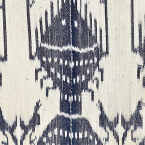 Mysterious, handwoven, Indonesian Ikat tapestry from Sumba, boho home decor, tribal cotton throw, ethnic cotton sarong tapestry fabric EW11