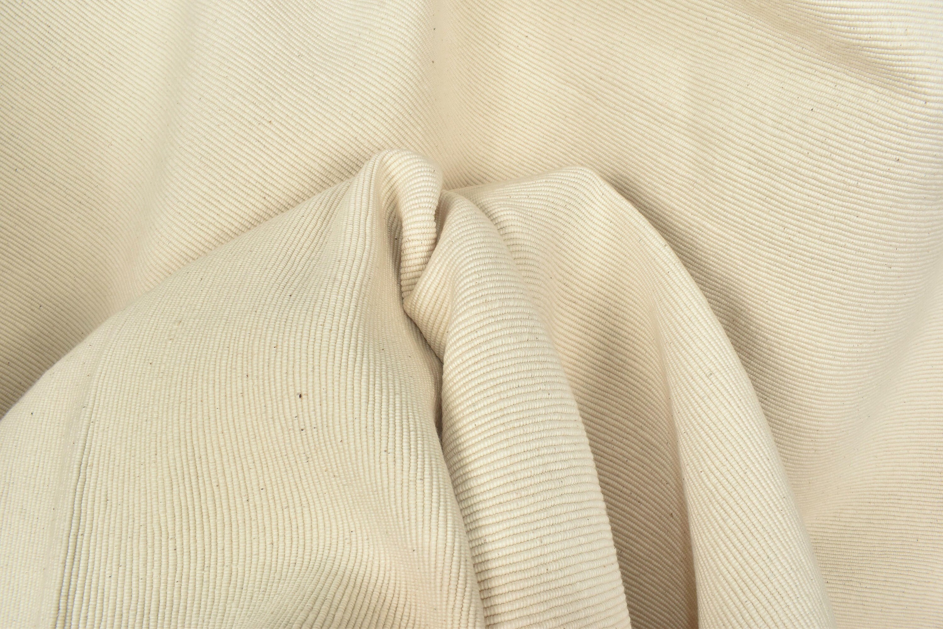 Off-White Textured Wool Fabric 96878 – Fabrics4Fashion