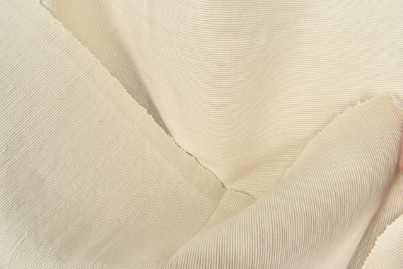 thick ribbed cotton fabric