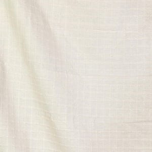 Geometric Thai Woven Cotton Fabric, Beige Upholstery Material image 8