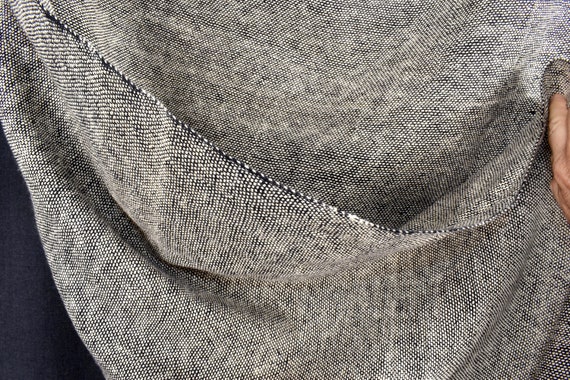 Handwoven Organic Cotton Fabric, Thick Weave, Thailand Loom Cloth
