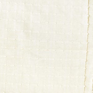 Geometric Thai Woven Cotton Fabric, Beige Upholstery Material image 13
