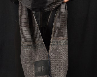 Handgewebte Baumwolle Umhängetasche, Kachin Tribe Ethnic Crossbody Tote