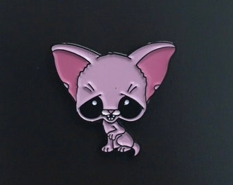 Pink Cat Enamel Pin