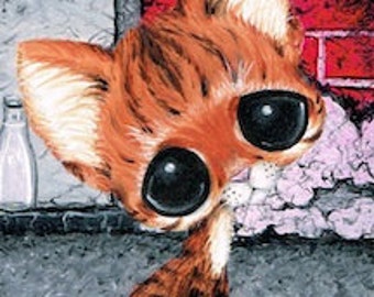 Alley Cat Art Print