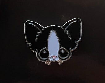 Tuxedo Cat Enamel Pin