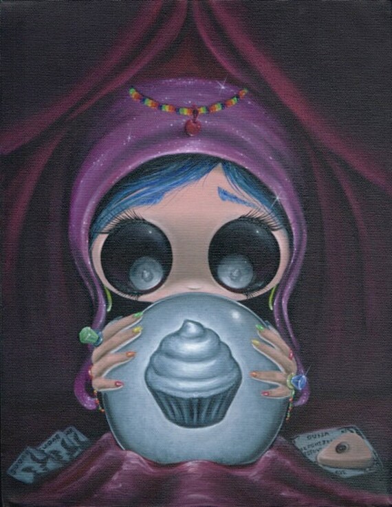Sugar Fueled Fortune Teller Cupcake Ouija Board Tarot Cards Etsy