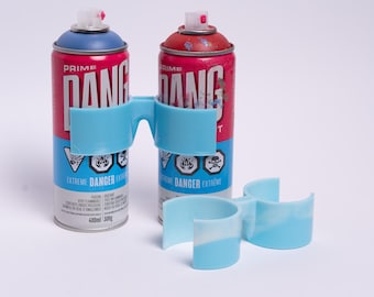 Dual Spray Paint Can Holder - (Set of 2)