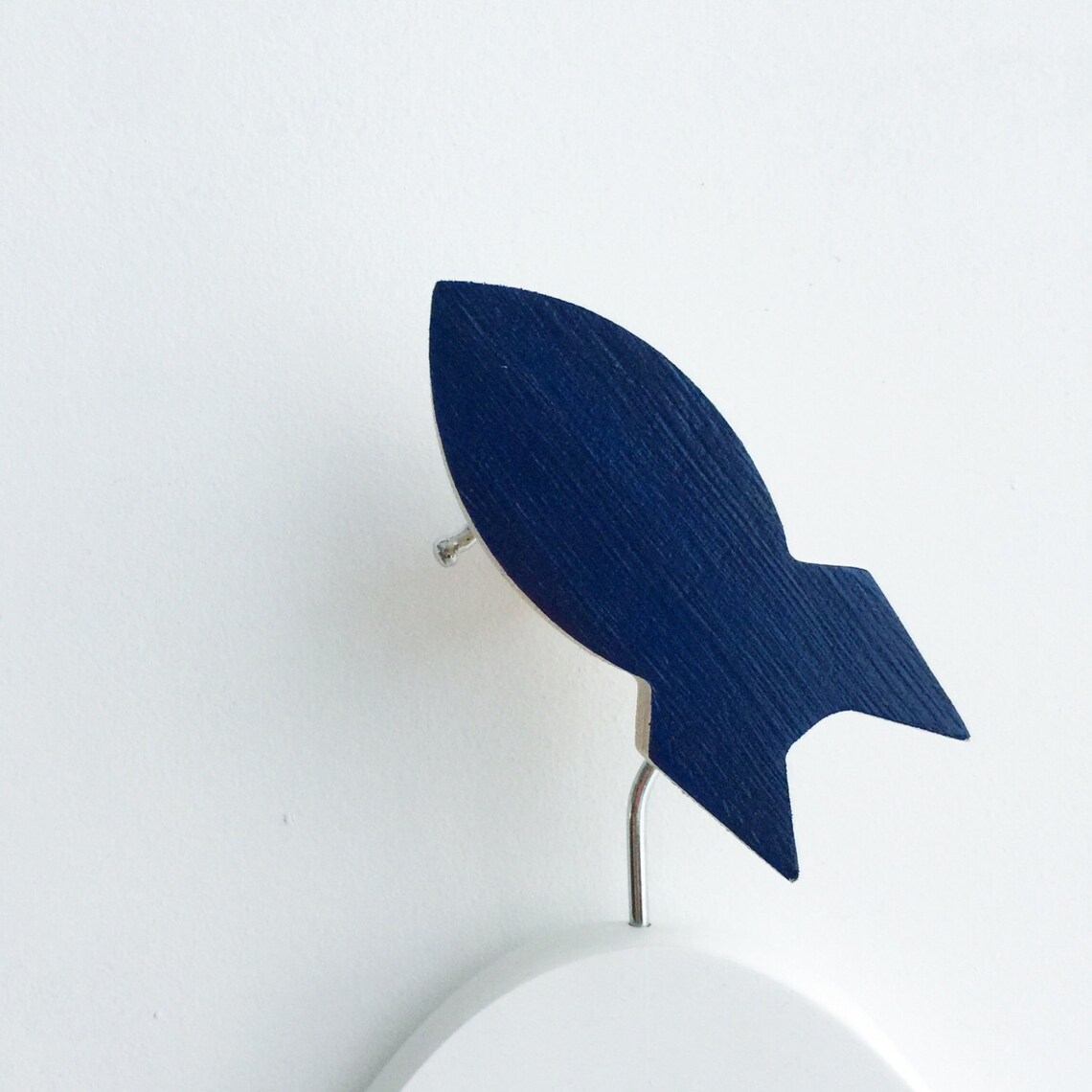 Wall Hook Rocket Navy Blue Kids Wall Hook Kids Hooks Kids Etsy