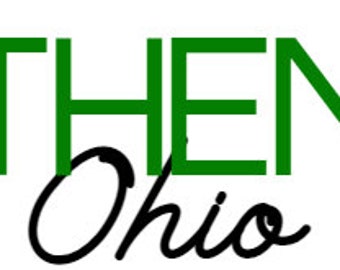 Ohio College Towns SVG