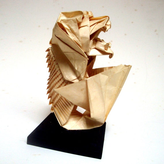 Items Similar To Uniquely Singapore Origami Merlion On Etsy