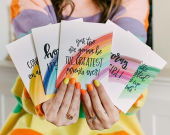 New Baby Cards / Pack of 5 Baby Cards / Baby Boy Cards / Baby Girl Cards / Sympathy Card