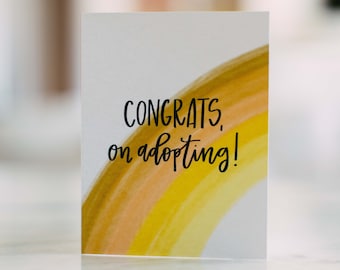 Adoption Card / Card for Adoption Family / Baby Shower Card / Cute Baby Card