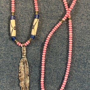 Eagle Feather Pendant Necklace