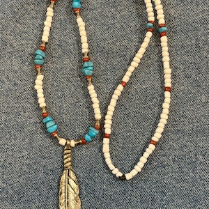 Eagle Feather Pendant Necklace