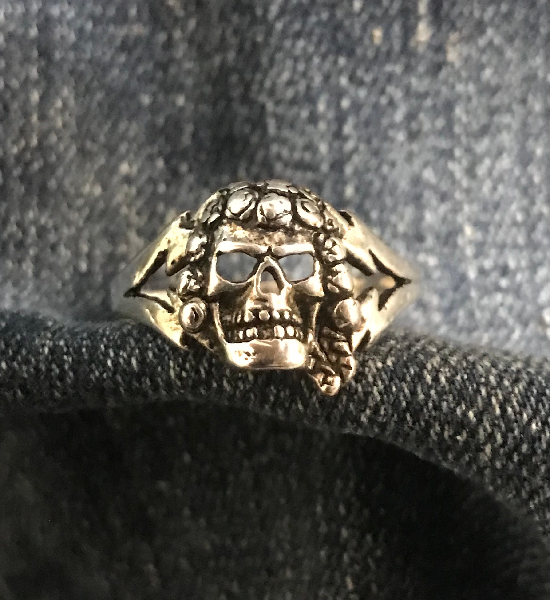 Smiling clearance skull ring
