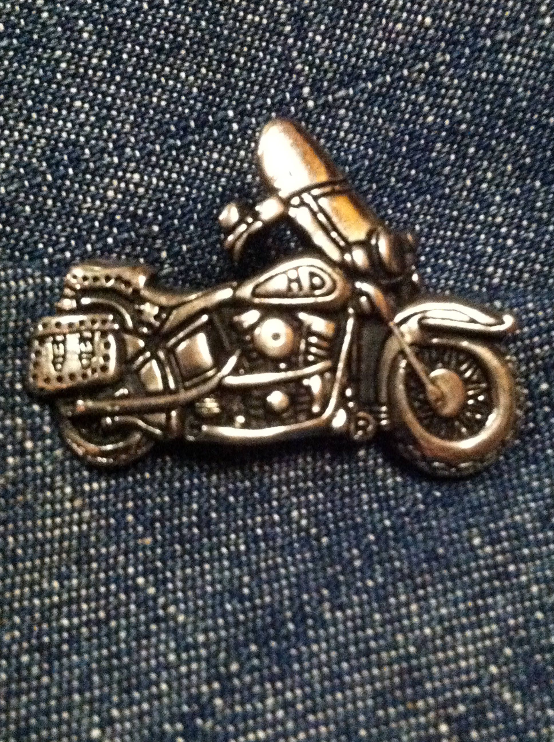 Silver Harley Davidson Full Dresser Lapel / Hat Pin Etsy