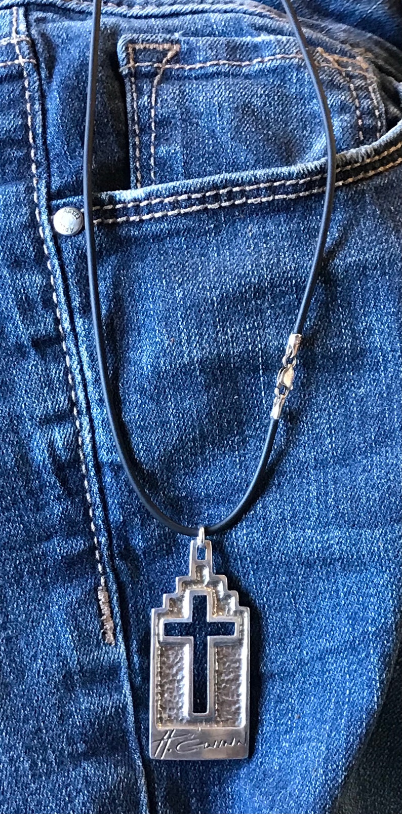 Sterling Silver Cross Pendant Necklace