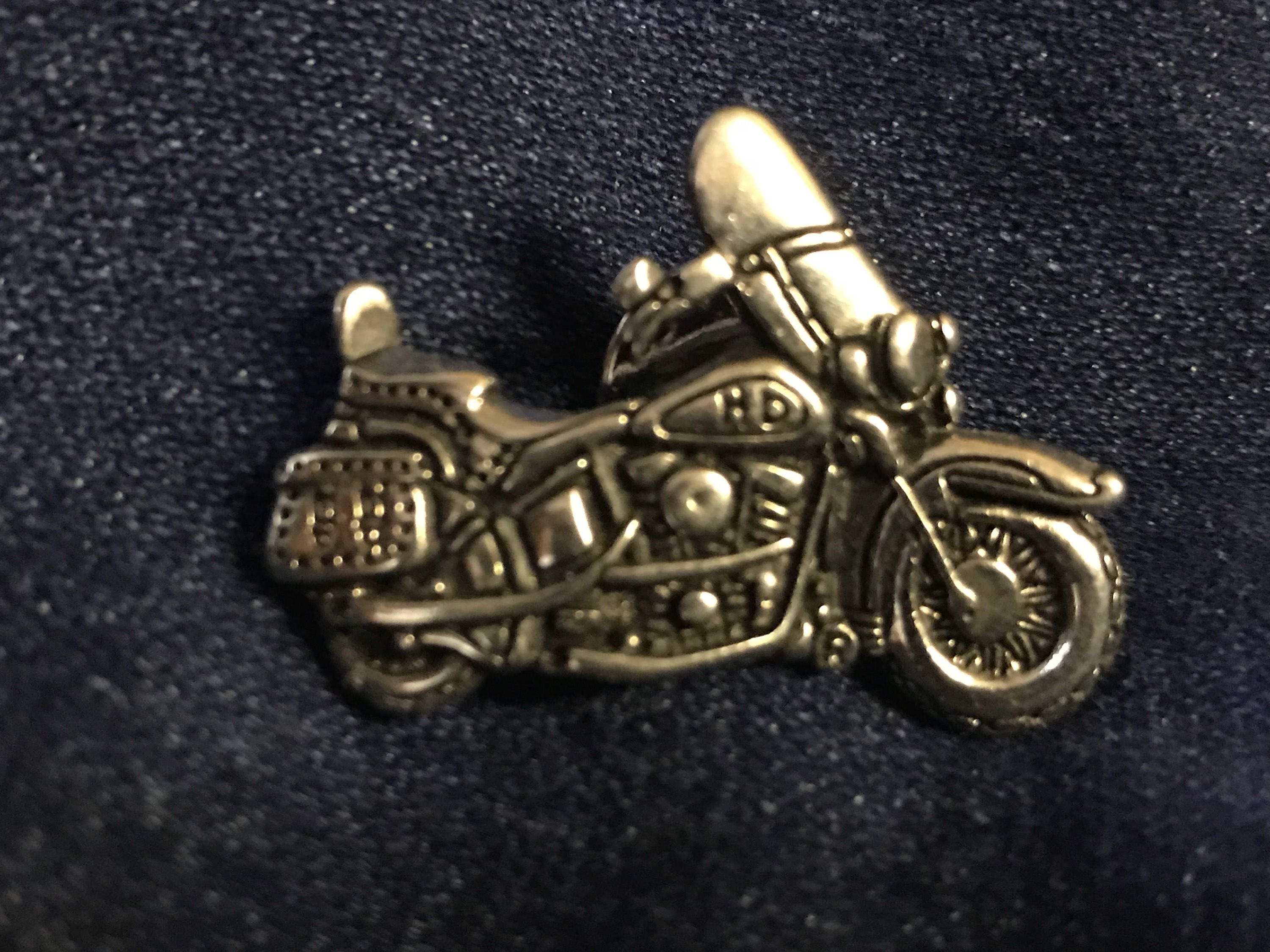 Silver Harley Davidson Full Dresser Lapel / Hat Pin Etsy