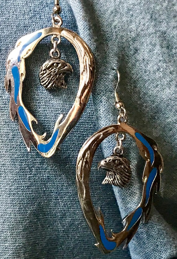 Harley Davidson Flame Hoop Earrings Sterling Silver .925 MOD  Harley-Davidson Sterling Silver Flame Hoop Earrings main image 1