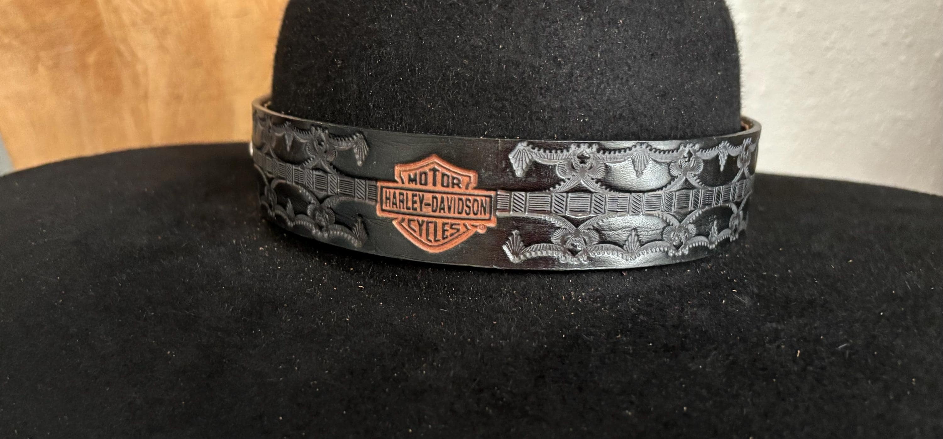 Cowboy Hat Harley Davidson - Etsy