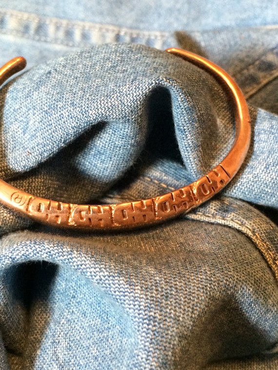 Harley Davidson Copper HD Bracelet - image 2