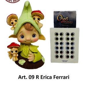 Harz runde 3D Augen für Handwerk Figuren, Packung mit 12 Paar mehrfarbige Klebeaugen für DIY, Verzierungen Scrapbook Versorgung,