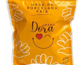 Cold Porcelain Mama Dora Traditional, Professional Air Dry Clay, Porcelana Fria Mama Dora Tradicional