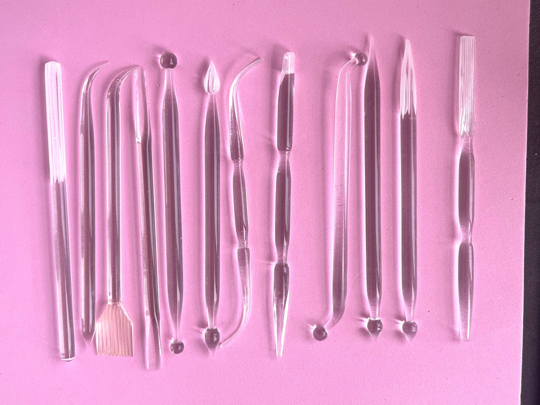 Acrylic Set of Modeling Tools Modeling Set of 12 Pieces Tools - Etsy