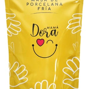Cold Porcelain Mama Dora Traditional, Professional Air Dry Clay, Porcelana Fria Mama Dora Tradicional