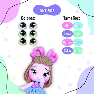 Resin Eyes assorted colors with a heart inside, 3D eyes adhesive stickers supplies for crafts dolls, Set of 12 pairs. image 1