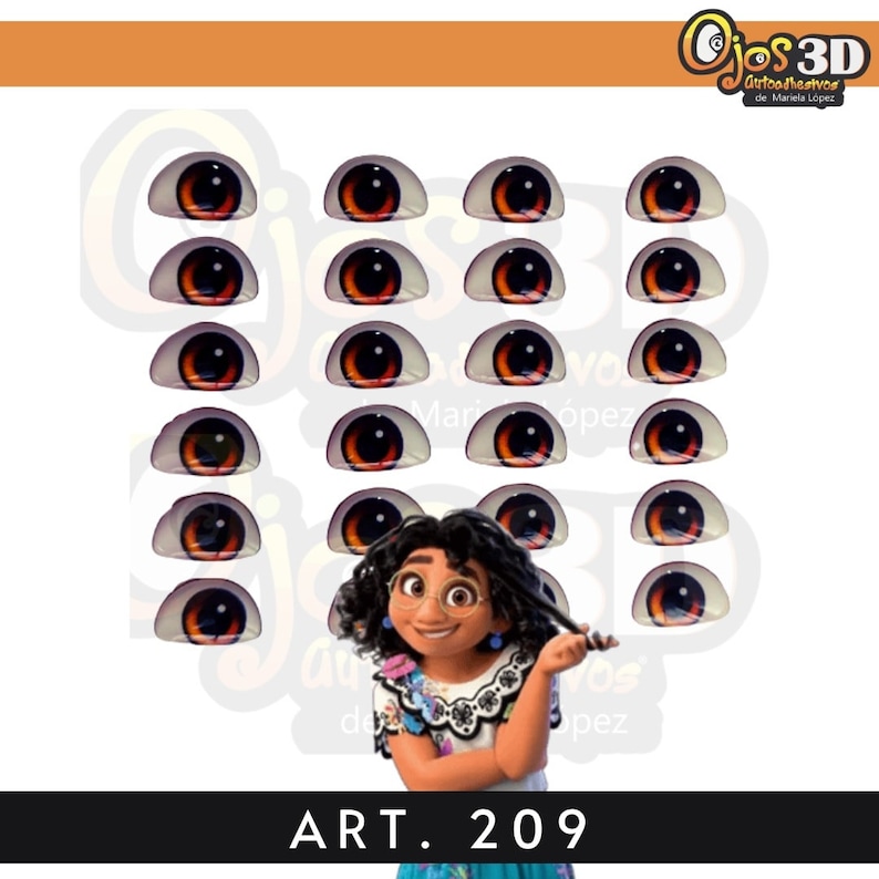 Resin 3D Eyes for Encanto Maribel Doll Diy Artisan Components - Etsy