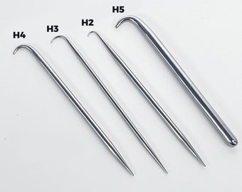 Stainless Steel Hook Sculpting Tools, Clay Modeling & Texturing