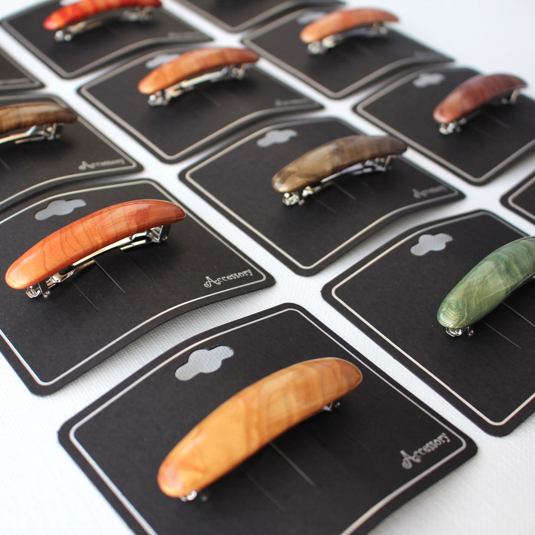 Small Hair Barrette for Fine/thin Hair Types Handmade Etsy