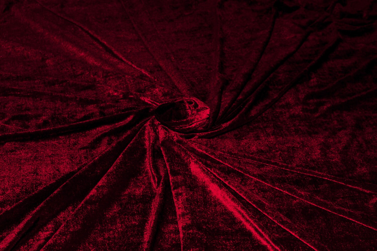 Royal red velvet fabric Deep red velvet Half 1/2 yard Etsy