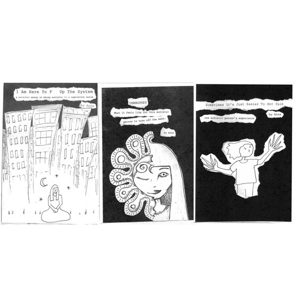 3-Pack of Zines About Being Autistic in This World