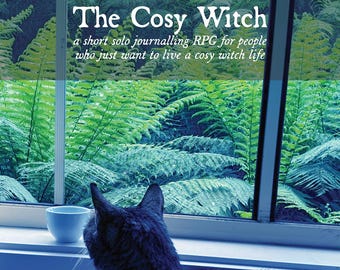 CYFROWY ZINE: The Cosy Witch – krótka gra RPG polegająca na samodzielnym pisaniu pamiętnika, przeznaczona dla osób, które chcą po prostu żyć przytulnym życiem czarownicy