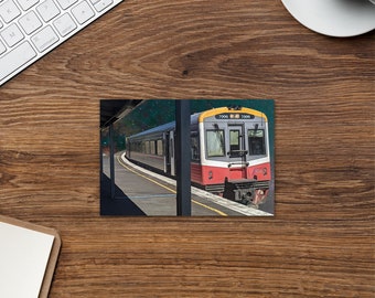 Train in Space Postcard