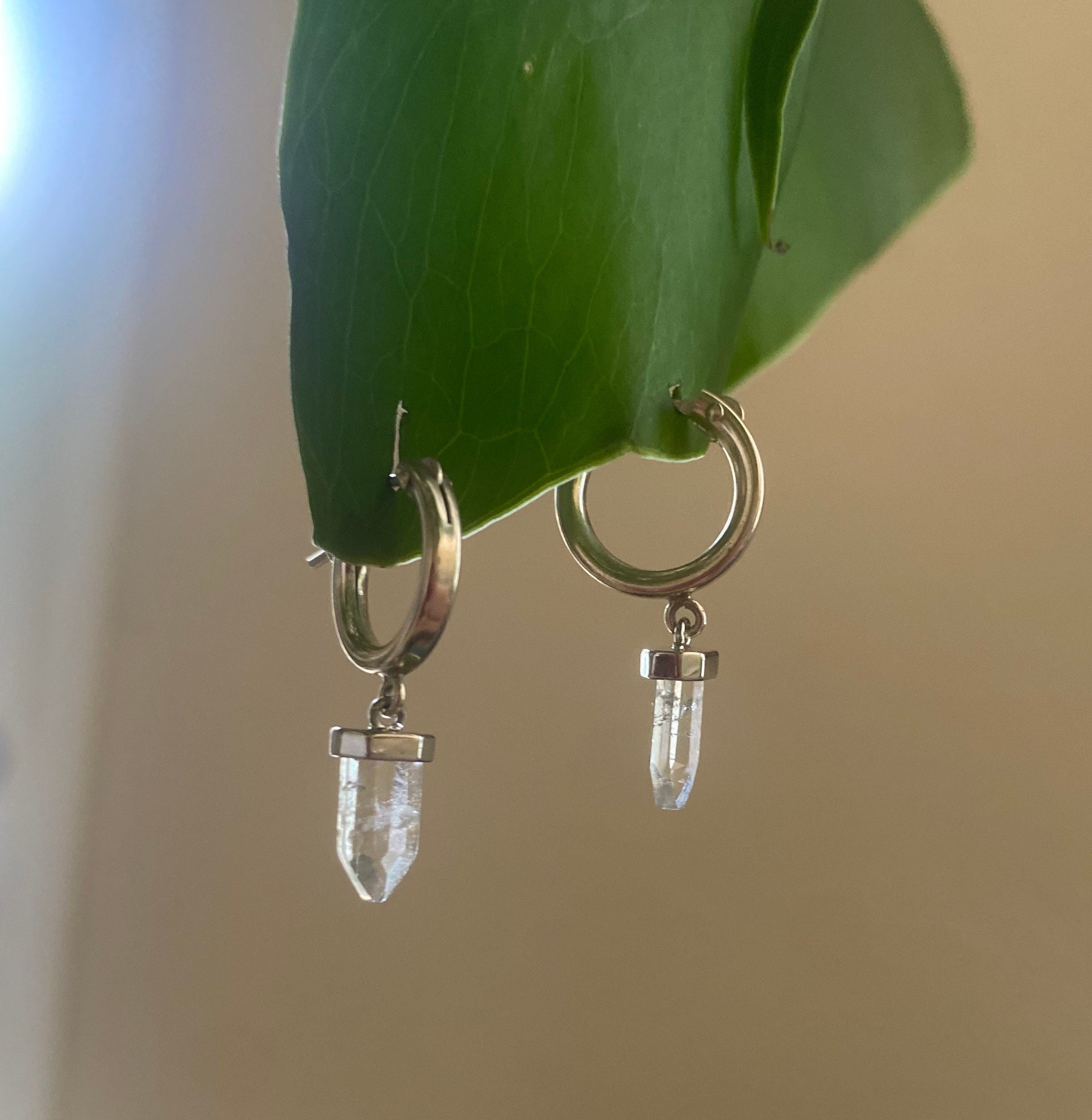 Gemstone huggies Clearance