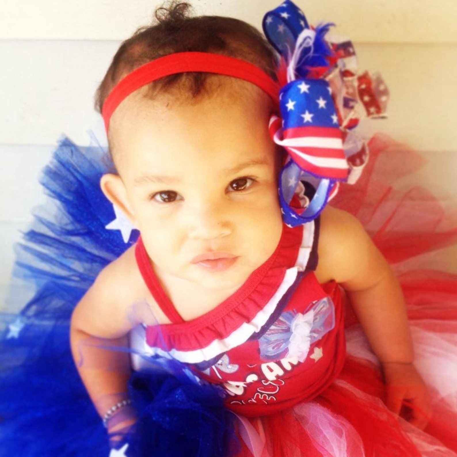 Girls fourth of july tutu baby tutu red white blue stars Etsy