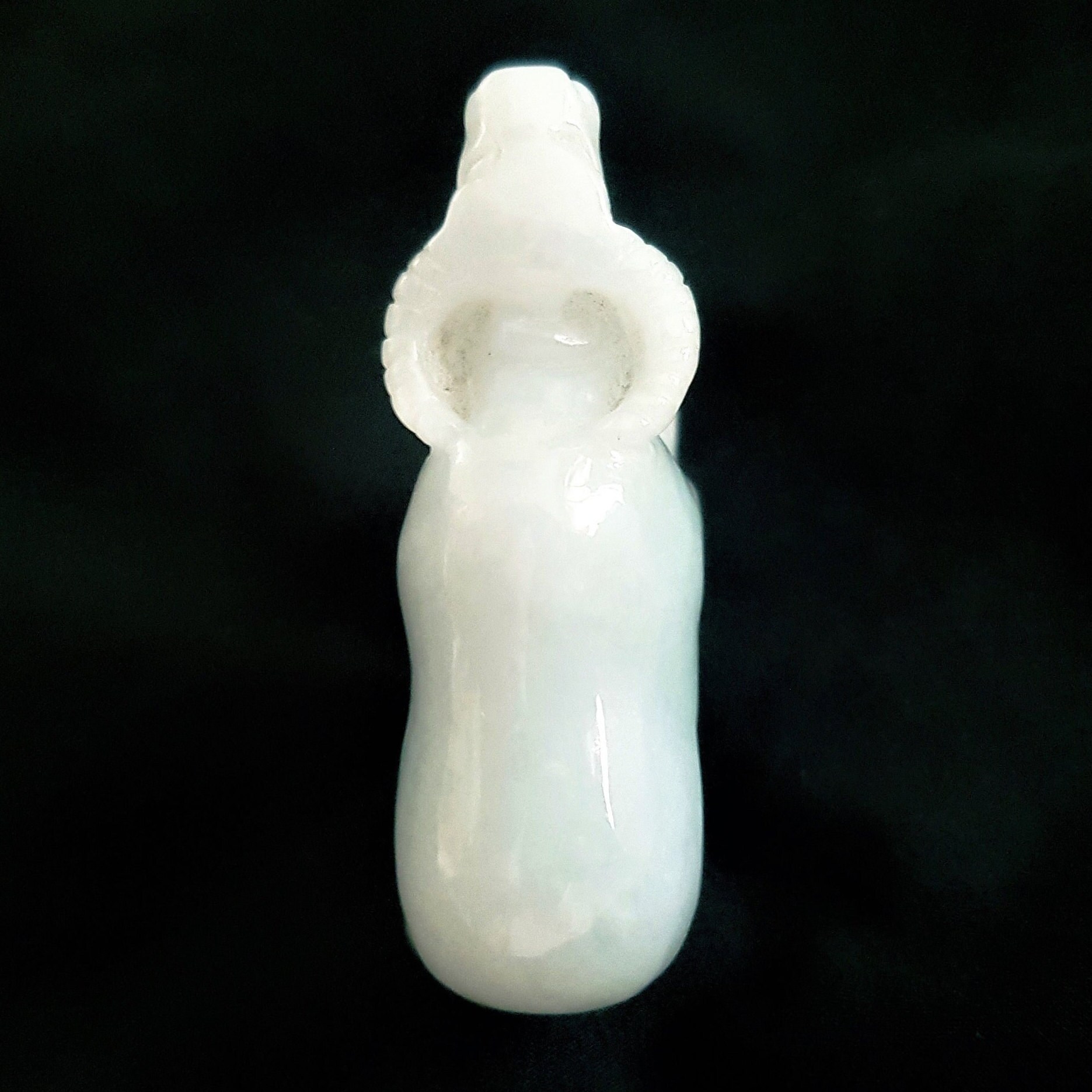 Rare Vintage 3D Buffalo Jade Carving Jade Jadeite Water Buffalo Bubalus