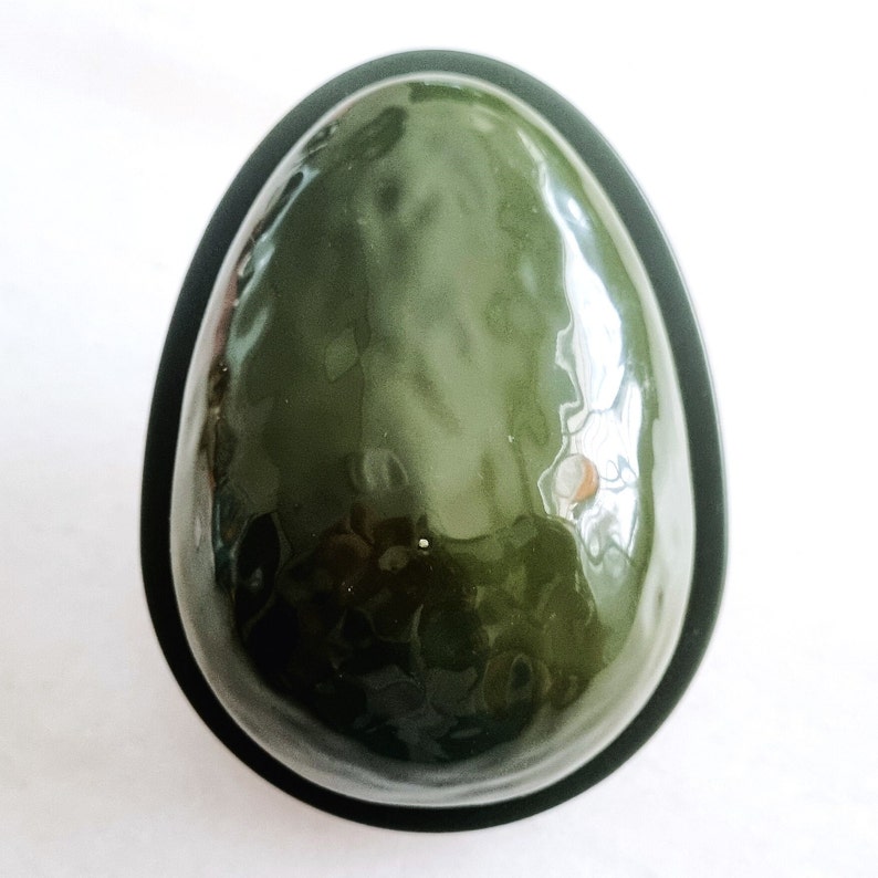 Vintage Green Avocado Trinket Box Joie's Avocado Food Storage Pod Pill
