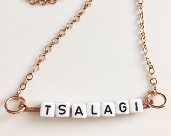 Tsalagi Tile Necklace Tsalagi Cherokee Made