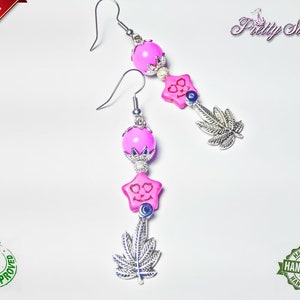 Honeycomb Marijuana Earrings by Pretty Stoney Jewelry Weed Jewelry Cannabis Jewelry Pot Jewelry Pot Leaf Jewelry Honeycomb Jewelry